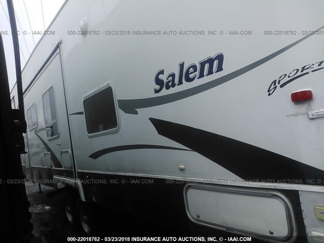 4X4FSMN246T103932 - 2006 FOREST RIVER SALEM LA FIFTH WHEEL TRAI  WHITE photo 4