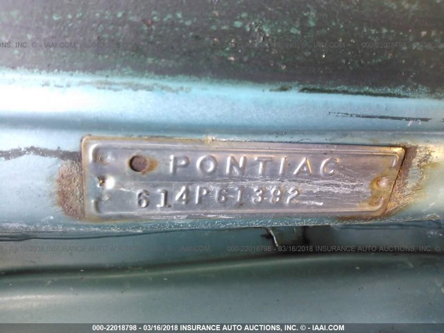 614P61392 - 1964 PONTIAC TEMPEST TEAL photo 9