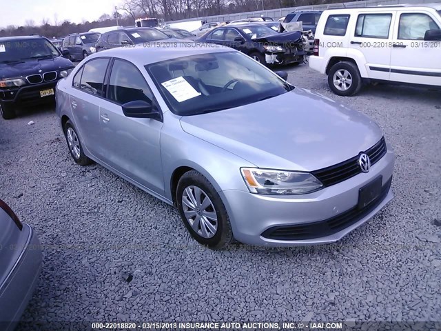 3VW2K7AJ8CM307515 - 2012 VOLKSWAGEN JETTA S 银色 照片 1