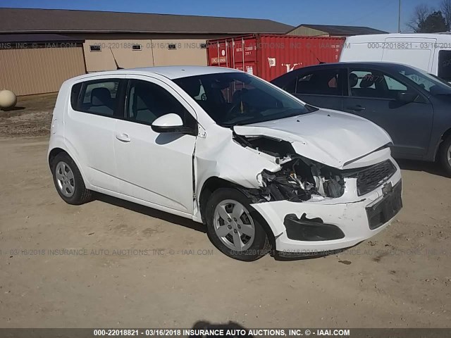 1G1JA6SH1D4190163 - 2013 CHEVROLET SONIC LS 白色 照片 1