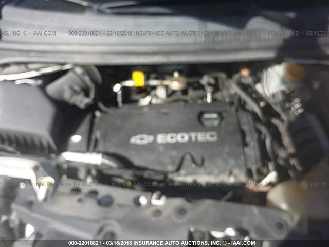 1G1JA6SH1D4190163 - 2013 CHEVROLET SONIC LS 白色 照片 10