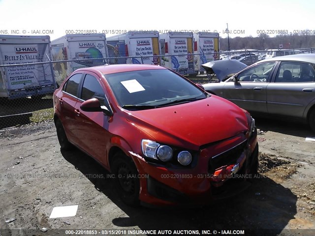 1G1JA5SH0D4146214 - 2013 CHEVROLET SONIC LS 橙色 照片 1