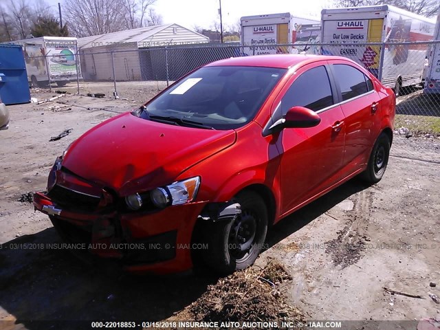 1G1JA5SH0D4146214 - 2013 CHEVROLET SONIC LS 橙色 照片 2