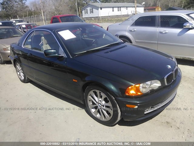 WBABS53442EV88549 - 2002 BMW 330 CI GREEN photo 1