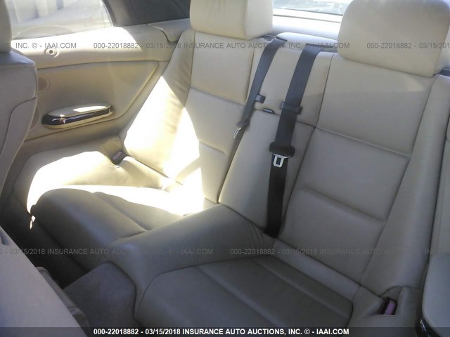 WBABS53442EV88549 - 2002 BMW 330 CI GREEN photo 8