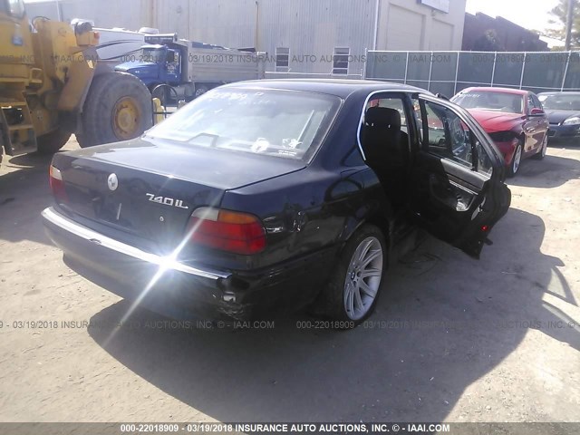 WBAGJ8325WDM24263 - 1998 BMW 740 IL BLACK photo 4