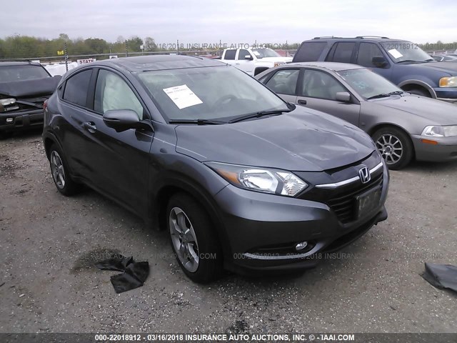 3CZRU5H59HG706197 - 2017 HONDA HR-V EX GRAY photo 1