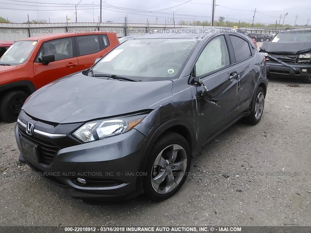 3CZRU5H59HG706197 - 2017 HONDA HR-V EX GRAY photo 2