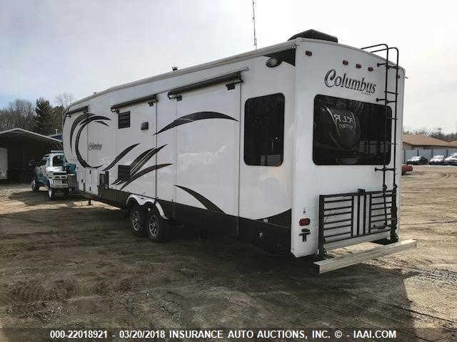 4X4FCMN28F6004817 - 2015 FOREST RIVER COLUMBUS 365RL  白色 照片 3