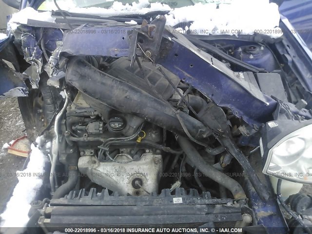 1G1ZT52805F259020 - 2005 CHEVROLET MALIBU LS 蓝色 照片 10