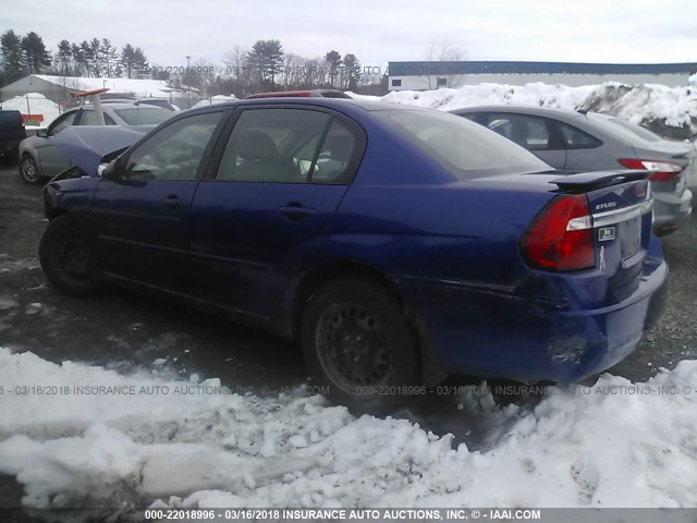 1G1ZT52805F259020 - 2005 CHEVROLET MALIBU LS 蓝色 照片 3
