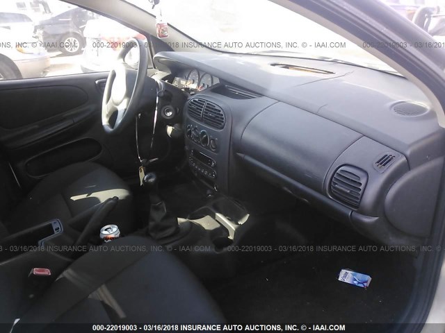 1B3ES26C55D145680 - 2005 DODGE NEON SE SILVER photo 5