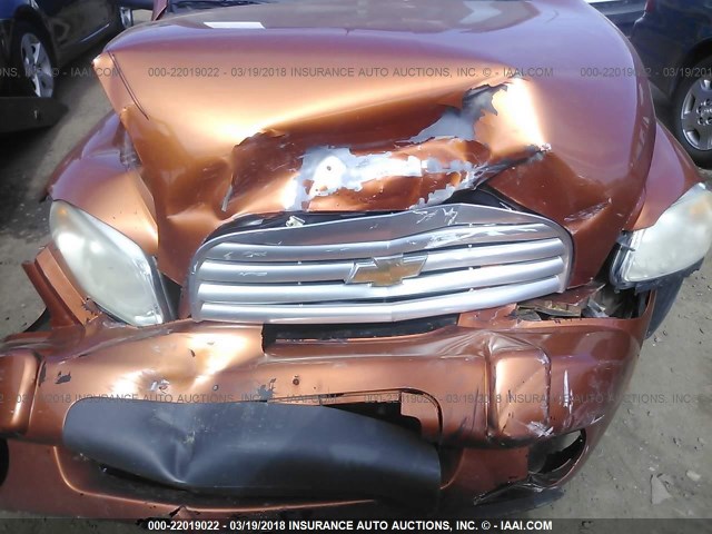 3GNDA13D27S587573 - 2007 CHEVROLET HHR LS ORANGE photo 6