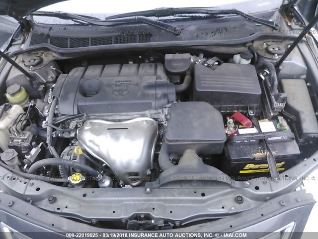 4T1BF3EK5BU209115 - 2011 TOYOTA CAMRY SE/LE/XLE GRAY photo 10