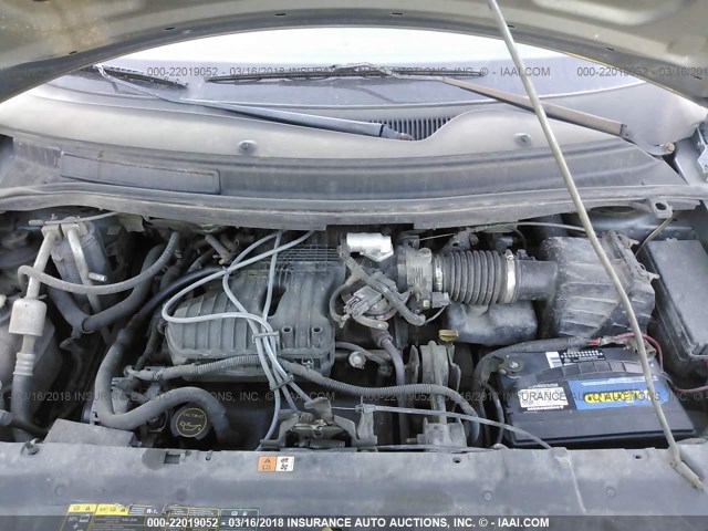 2FMZA51664BA69344 - 2004 FORD FREESTAR SE GRAY photo 10