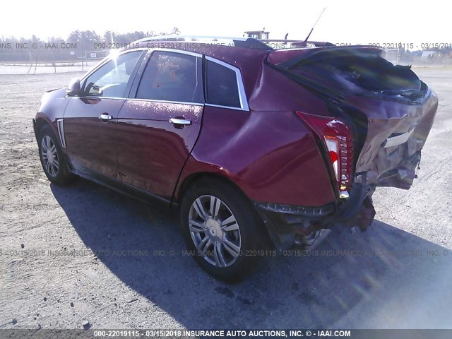 3GYFNBE31ES525900 - 2014 CADILLAC SRX LUXURY COLLECTION MAROON photo 3