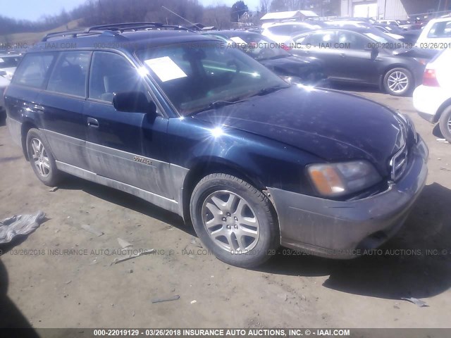 4S3BH6754Y7672927 - 2000 SUBARU LEGACY OUTBACK AWP 深蓝色 照片 1