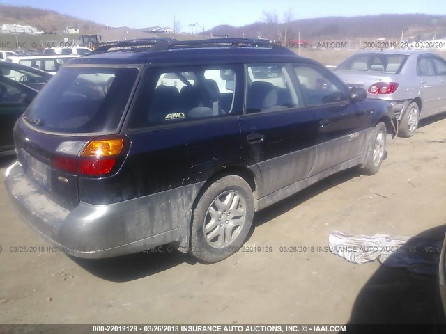 4S3BH6754Y7672927 - 2000 SUBARU LEGACY OUTBACK AWP 深蓝色 照片 4