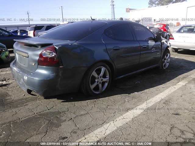 2G2WC55C571193590 - 2007 PONTIAC GRAND PRIX GXP BLUE photo 4