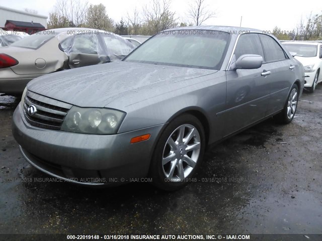 JNKAY41E93M000377 - 2003 INFINITI M45 GRAY photo 2