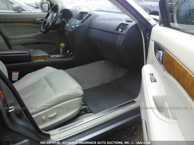 JNKAY41E93M000377 - 2003 INFINITI M45 GRAY photo 5