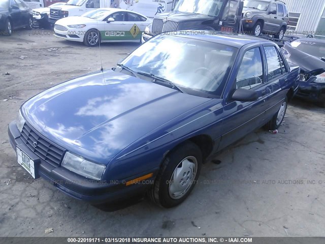 1G1LD5547RY126938 - 1994 CHEVROLET CORSICA Light Blue photo 2