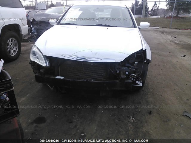 1C3CCBBB9CN155009 - 2012 CHRYSLER 200 TOURING WHITE photo 6