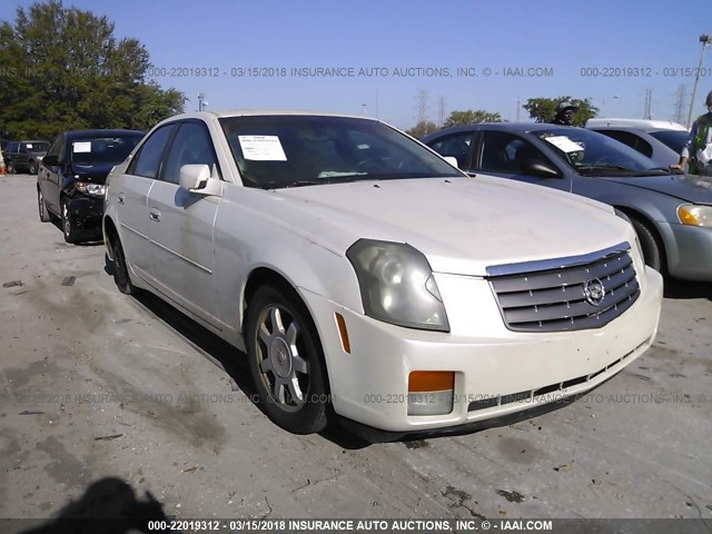 1G6DM57N830165385 - 2003 CADILLAC CTS WHITE photo 1