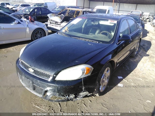 2G1WD58CX69178385 - 2006 CHEVROLET IMPALA SUPER SPORT BLACK photo 2