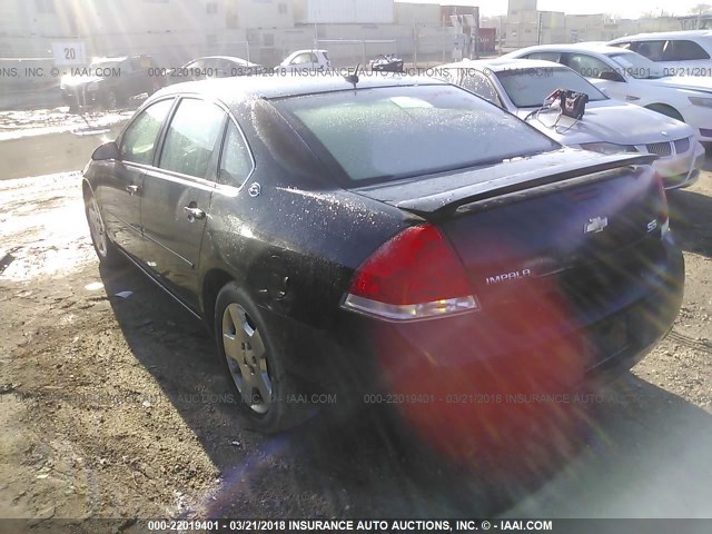 2G1WD58CX69178385 - 2006 CHEVROLET IMPALA SUPER SPORT BLACK photo 3