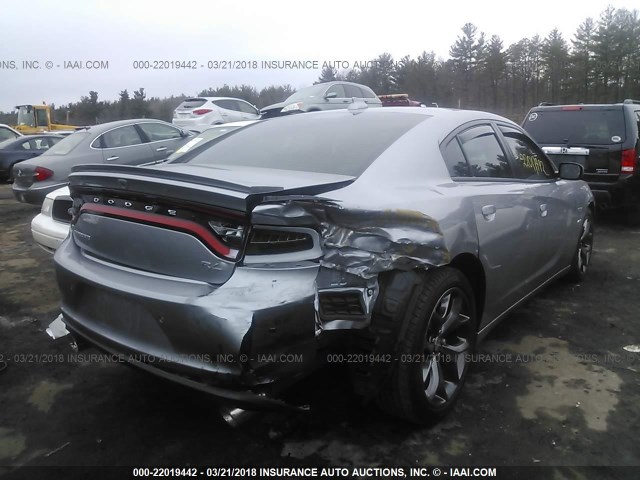 2C3CDXCT5FH880153 - 2015 DODGE CHARGER R/T GRAY photo 6