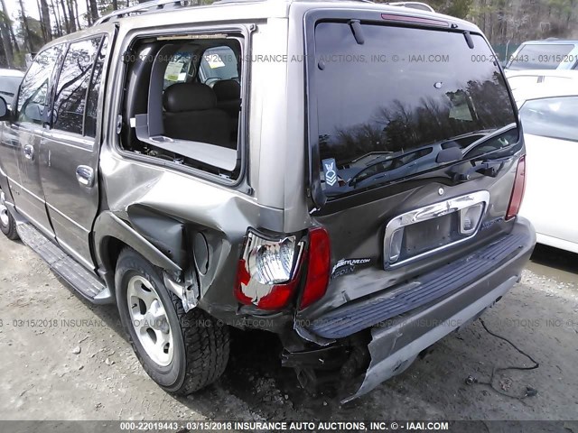 5LMFU28R81LJ20585 - 2001 LINCOLN NAVIGATOR TAN photo 6