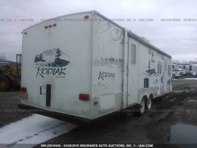 47CTS5N2X6L118111 - 2006 KODIAK KODIAK TRAVEL TRAILER  WHITE photo 4