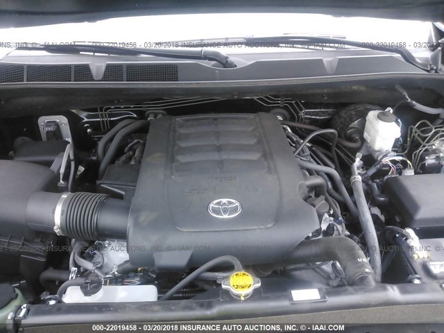 5TFAY5F1XGX542492 - 2016 TOYOTA TUNDRA CREWMAX 1794/PLATINUM 黑色 照片 10