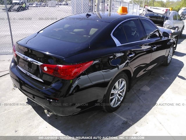 JN1BV7AR7FM407222 - 2015 INFINITI Q50 PREMIUM/SPORT BLACK photo 4