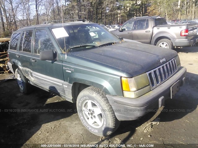 1J4GZ58S7RC255189 - 1994 JEEP GRAND CHEROKEE LAREDO GREEN photo 1