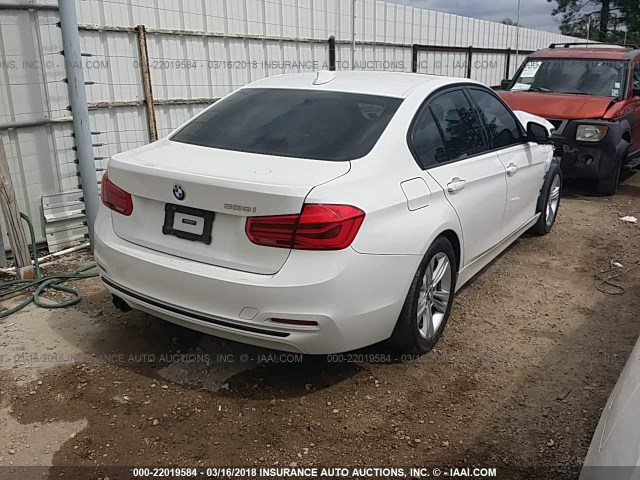 WBA8E9C56GK645294 - 2016 BMW 328 I SULEV WHITE photo 4