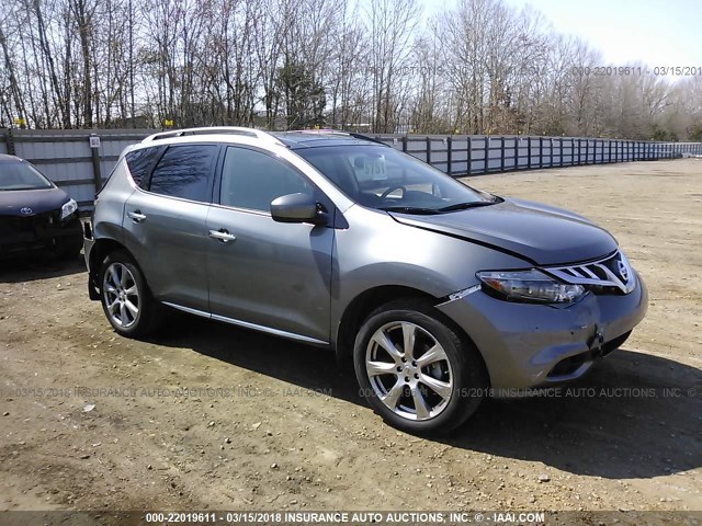 JN8AZ1MU4EW414565 - 2014 NISSAN Murano S/SL/SV/LE GRAY photo 1