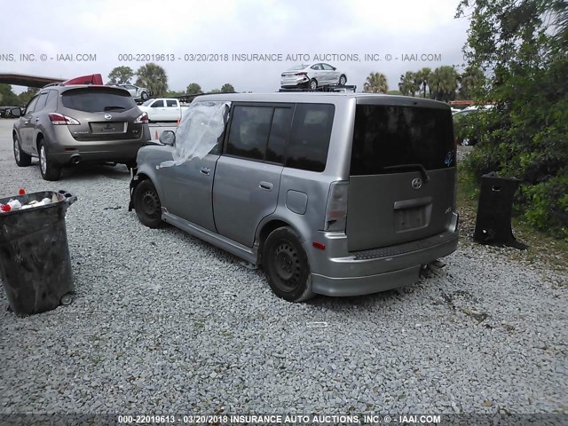 JTLKT324464053842 - 2006 TOYOTA SCION XB GRAY photo 3