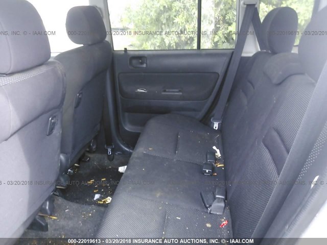 JTLKT324464053842 - 2006 TOYOTA SCION XB GRAY photo 8