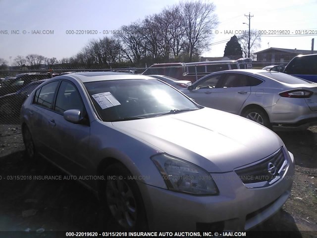 1N4BA41E67C806396 - 2007 NISSAN MAXIMA SE/SL SILVER photo 1