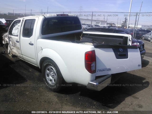 1N6AD0EV1EN717673 - 2014 NISSAN FRONTIER S/SV/SL/PRO-4X WHITE photo 3