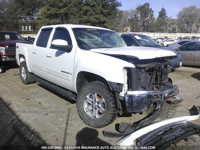 3GTEK13J28G261714 - 2008 GMC SIERRA K1500 WHITE photo 1