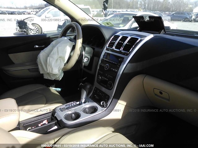 1GKKRRED3BJ415569 - 2011 GMC ACADIA SLT-1 Blanc photo 5