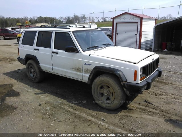 1J4FJ68S1WL189114 - 1998 JEEP CHEROKEE SPORT/CLASSIC Biały zdjęcie 1