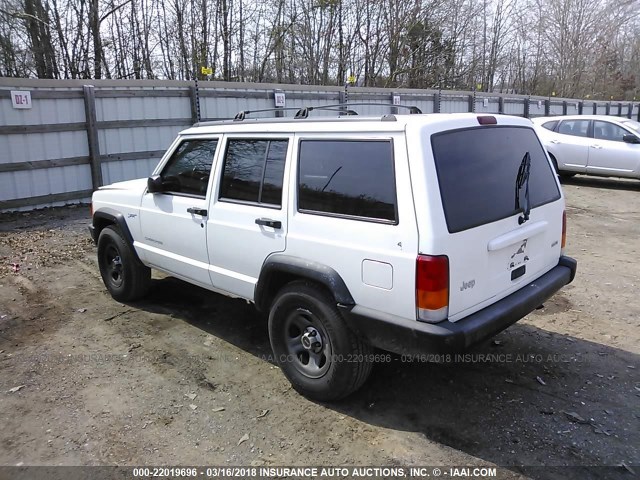 1J4FJ68S1WL189114 - 1998 JEEP CHEROKEE SPORT/CLASSIC Biały zdjęcie 3