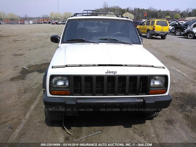 1J4FJ68S1WL189114 - 1998 JEEP CHEROKEE SPORT/CLASSIC Biały zdjęcie 6