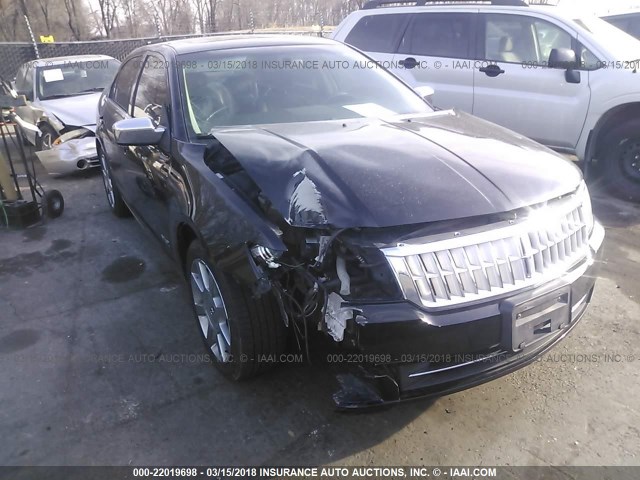 3LNHM28T38R617837 - 2008 LINCOLN MKZ BLACK photo 6