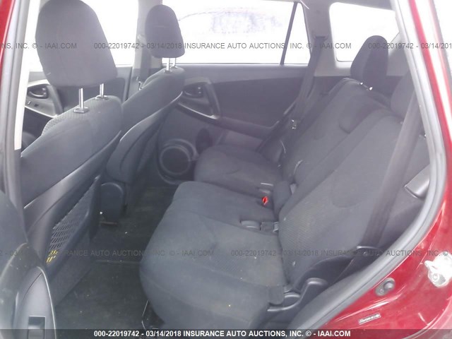 2T3RF4DV9CW180243 - 2012 TOYOTA RAV4 SPORT RED photo 8