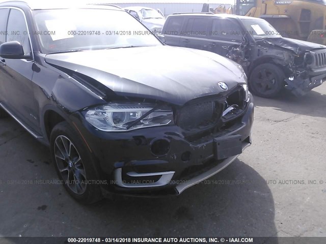 5UXKR0C5XE0H16564 - 2014 BMW X5 XDRIVE35I BLACK photo 6